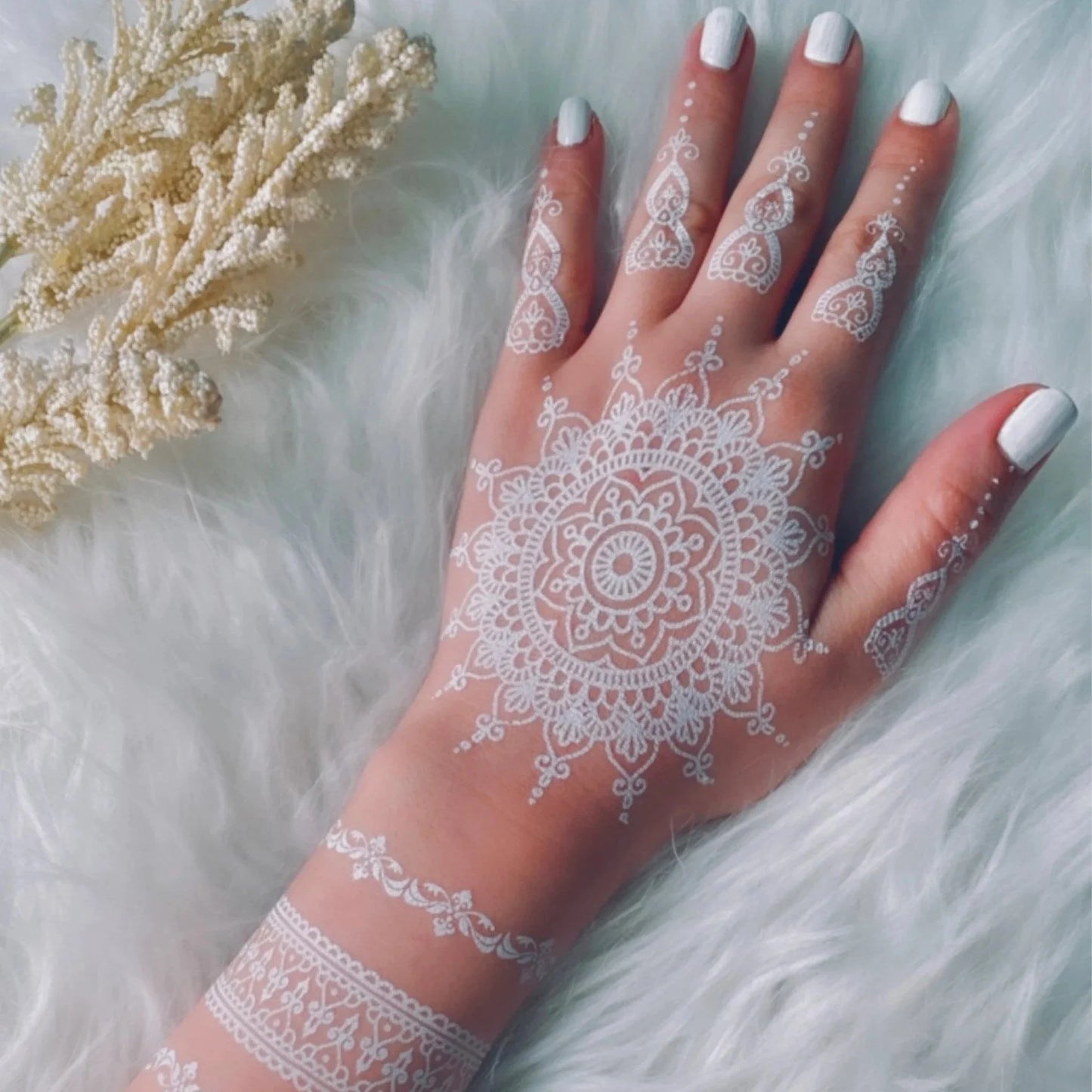 Waterproof 3 Pac Of Henna Sticker