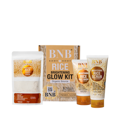 BNB | Rice Extract Facial Kit For Bright & Glowing Skin