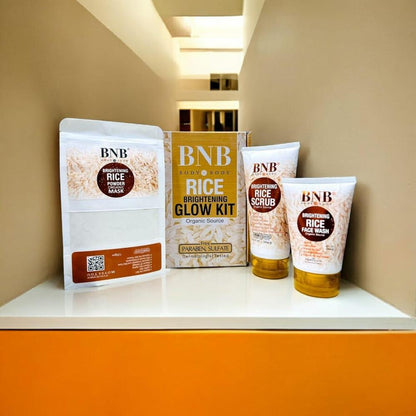 BNB | Rice Extract Facial Kit For Bright & Glowing Skin
